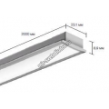 Врезной алюминиевый профиль для светодиодных лент LD profile – 01, 29414